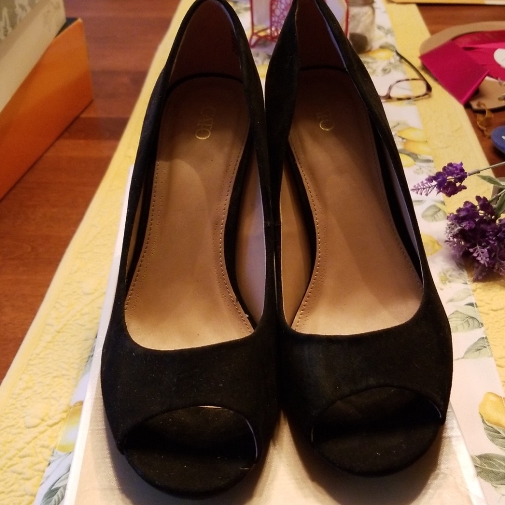 Cato Open Toe Heels